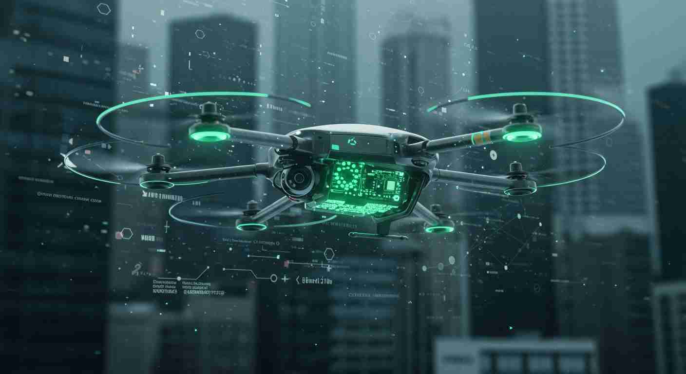 Drone powered by brain-inspired AI for energy efficiency