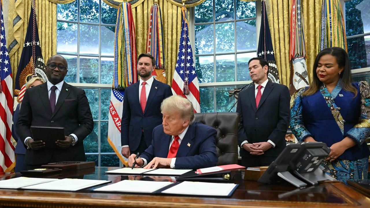 Donald Trump’s administration wants a deal done between AVZ Minerals and KoBold Metals for control of the Manono lithium project in the DRC. Picture: AFP