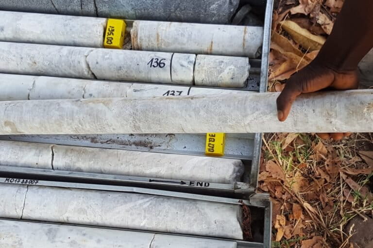 Core samples from the Manono concession. Image by AVZ (Fair Use). Core samples from the Manono concession. Image by AVZ (Fair Use).